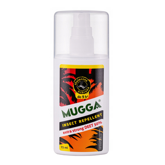 Mugga Insect Repellent, spray na komary tropikalne, DEET 50%, 75 ml - zdjęcie produktu