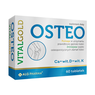 Osteo VitalGold, 60 tabletek   USZKODZONE OPAKOWANIE - zdjęcie produktu