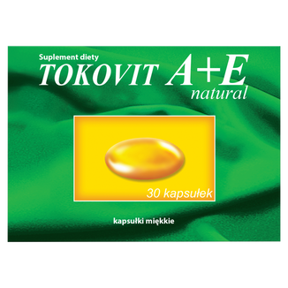 Tokovit A + E Natural, 30 kapsułek Tokovit A + E Natural, 30 kapsułek - zdjęcie produktu