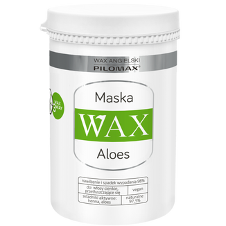 WAX Pilomax, Aloes, maska regenerująca do włosów cienkich, 480 ml USZKODZONE OPAKOWANIE - zdjęcie produktu