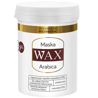WAX Pilomax, Colour Care, Arabica, maska regenerująca do włosów farbowanych ciemnych, 240 ml - zdjęcie produktu