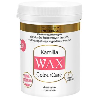 WAX Pilomax ColourCare Kamilla, maska regenerująca do włosów farbownych i jasnych, 240 ml - zdjęcie produktu