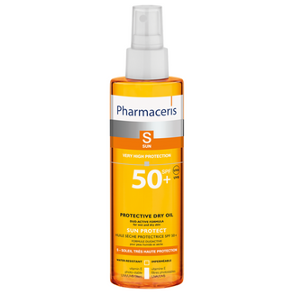 Pharmaceris S Sun Protect, suchy ochronny olejek do ciała, SPF 50+, 200 ml - zdjęcie produktu