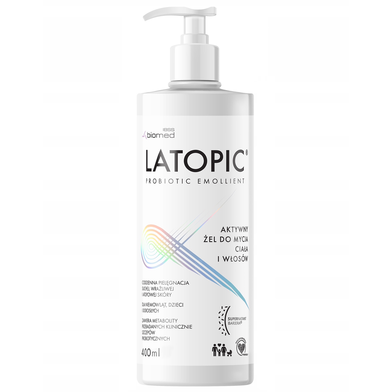 Latopic Latopic Probiotic Emollient, aktiv Duschgel und Haar, ab dem 1. Lebenstag, 400 ml — Inhaltsstoffe und Bewertung
