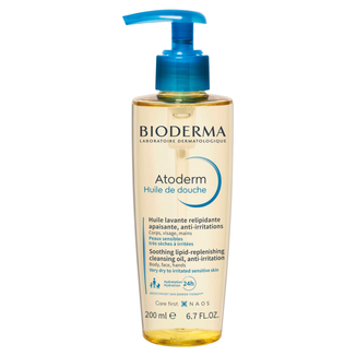 Bioderma Atoderm Huile de Douche, nawilżający olejek do kąpieli i pod prysznic, od 1 dnia życia, 200 ml - zdjęcie produktu