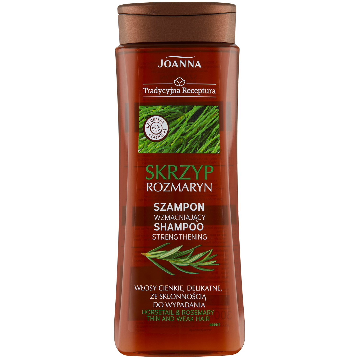 Nieznana Joanna Tradycyjna Receptura, szampon wzmacniający, skrzyp i rozmaryn, 300 ml — Inhaltsstoffe und Bewertung