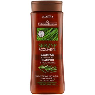 Joanna Tradycyjna Receptura, szampon wzmacniający, skrzyp i rozmaryn, 300 ml - zdjęcie produktu
