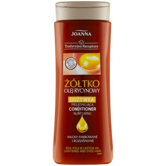 Joanna Tradycyjna Receptura, odżywka do włosów, żółtko i olej rycynowy, 300 g - zdjęcie produktu