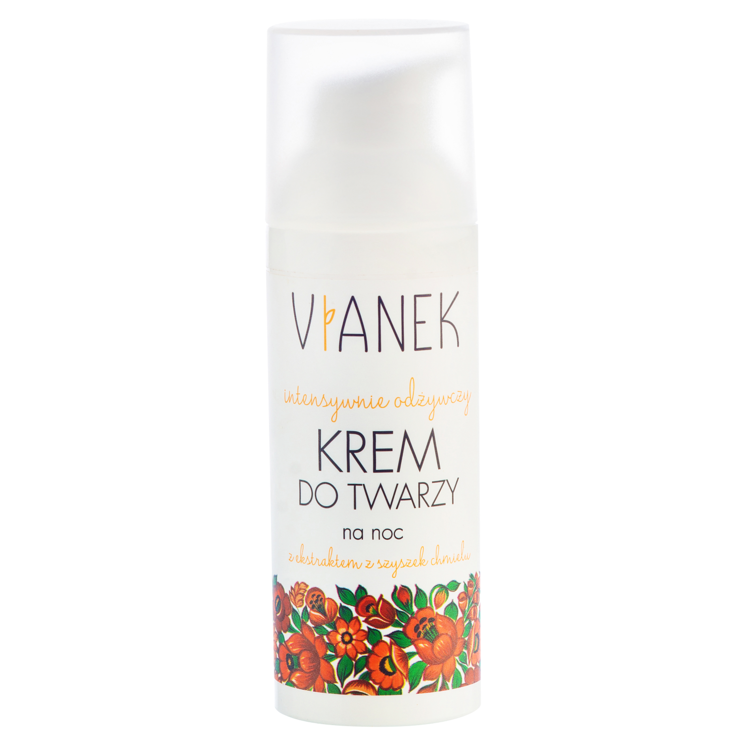 Vianek Vianek, odżywczy krem do twarzy na noc, 50 ml