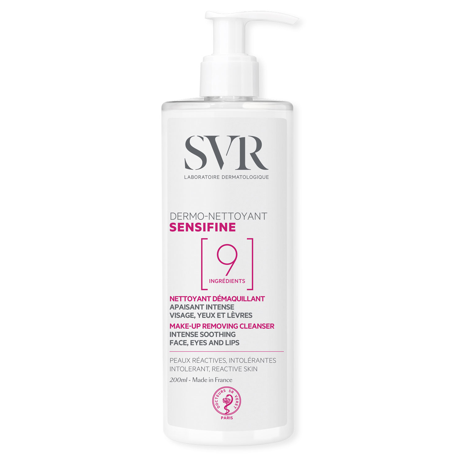 Nieznana SVR Sensifine Dermo Nettoyant, beruhigende Abschminkmilch, 400 ml — Inhaltsstoffe und Bewertung