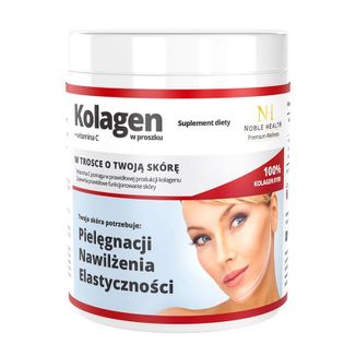 Noble Health Kolagen + Witamina C, 100 g KRÓTKA DATA - zdjęcie produktu
