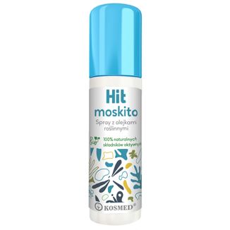 Kosmed Hit Moskito, spray przeciw komarom, kleszczom i meszkom, powyżej 1 roku życia, 100 ml - zdjęcie produktu
