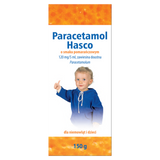 Paracetamol Hasco 120 mg/ 5 ml, zawiesina doustna dla niemowląt i dzieci, smak pomarańczowy, 150 g - miniaturka zdjęcia produktu