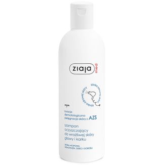 Ziaja Med, szampon oczyszczający do wrażliwej skóry głowy i karku, 300 ml - zdjęcie produktu