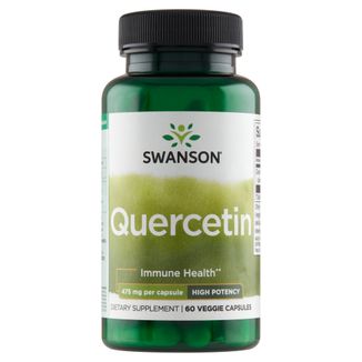 Swanson Quercetin, kwercetyna, 60 kapsułek wegetariańskich - zdjęcie produktu