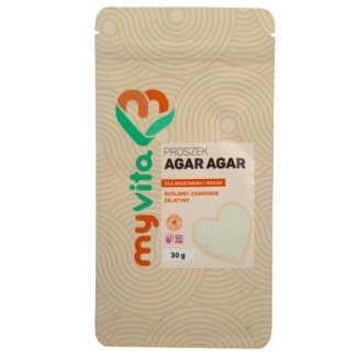 MyVita Agar Agar, roślinny zamiennik żelatyny, 30 g - zdjęcie produktu