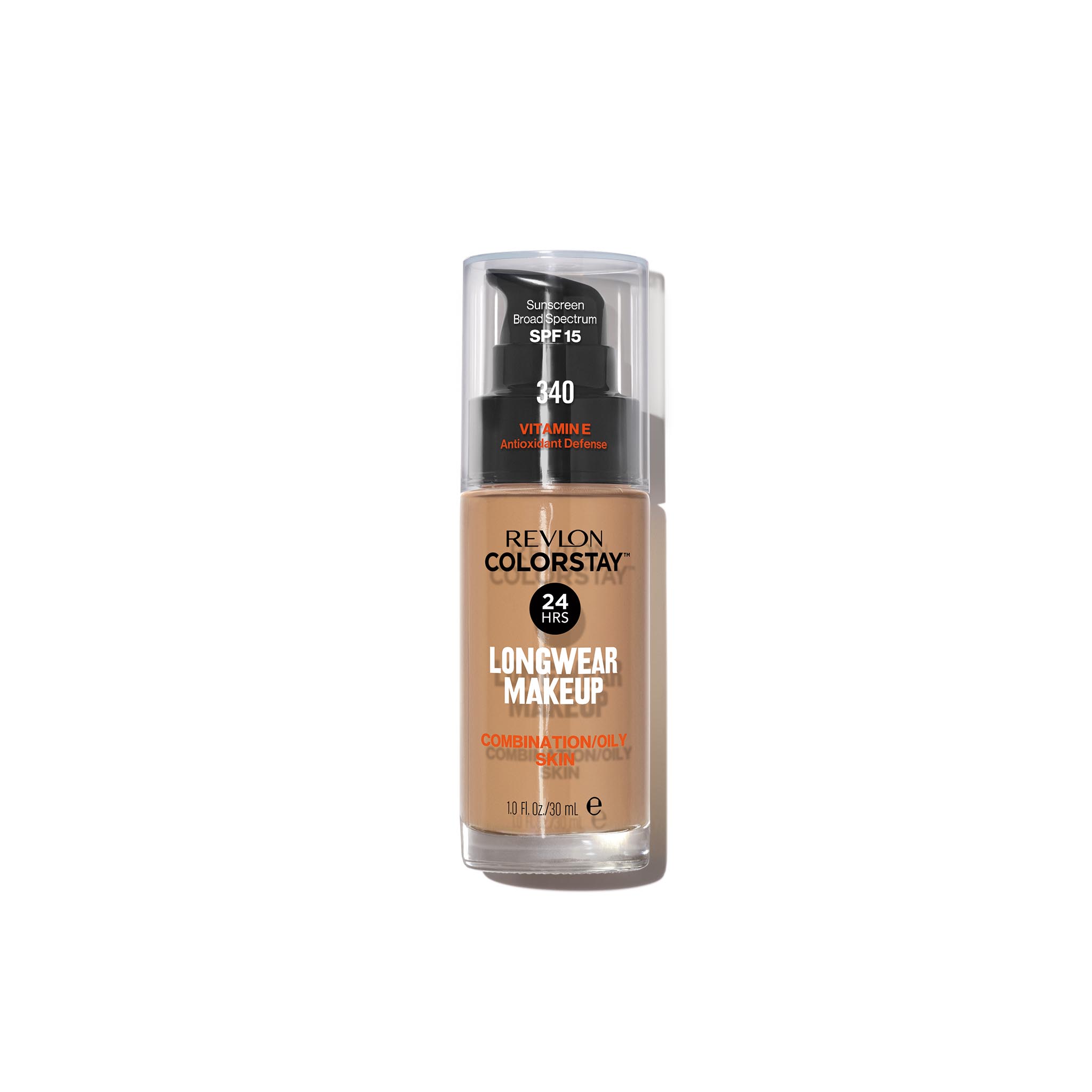 Nieznana Revlon ColorStay 340 Early Tan, podkład do cery mieszanej i tłustej, z pompką, 30 ml