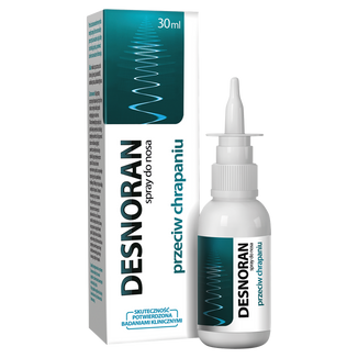 Desnoran, spray do nosa przeciw chrapaniu, 30 ml USZKODZONE OPAKOWANIE - zdjęcie produktu