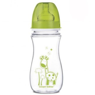 Canpol Babies EasyStart, butelka antykolkowa, szerokootworowa ze smoczkiem o szybkim przepływie, Kolorowe zwierzęta, od 12 miesiąca, 300 ml - 3 Canpol Babies EasyStart, butelka antykolkowa, szerokootworowa ze smoczkiem o szybkim przepływie, Kolorowe zwierzęta, od 12 miesiąca, 300 ml - 3 - zdjęcie produktu