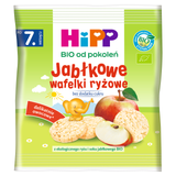 HiPP Jabłkowe wafelki ryżowe Bio, po 7 miesiącu, 30 g - miniaturka zdjęcia produktu
