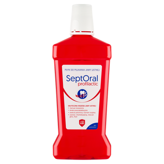 SeptOral Profilactic, płyn do płukania jamy ustnej, 500 ml SeptOral Profilactic, płyn do płukania jamy ustnej, 500 ml - zdjęcie produktu