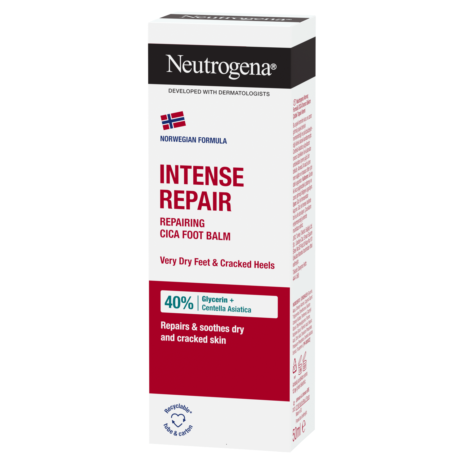 Neutrogena Neutrogena Formuła Norweska, krem do stóp na popękane pięty, 50 ml