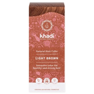 Khadi, henna, jasny brąz, 100 g - zdjęcie produktu