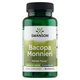 Swanson Bacopa Monnier BaCognize Extract, bakopa drobnolistna 250 mg, 90 kapsułek - miniaturka zdjęcia produktu