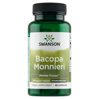 Swanson Bacopa Monnier BaCognize Extract, bakopa drobnolistna 250 mg, 90 kapsułek - zdjęcie produktu