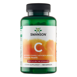 Swanson C, buforowana witamina C 500 mg z bioflawonoidami, 100 kapsułek - zdjęcie produktu