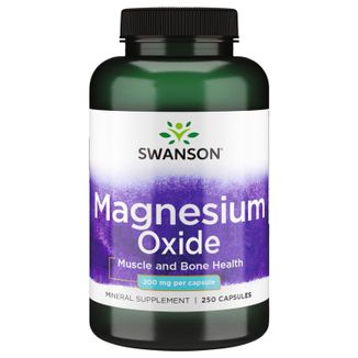 Swanson Magnesium, magnez 200 mg, 250 kapsułek - zdjęcie produktu