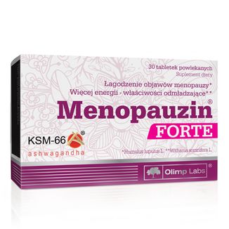 Olimp Menopauzin Forte, 30 tabletek powlekanych USZKODZONE OPAKOWANIE - zdjęcie produktu