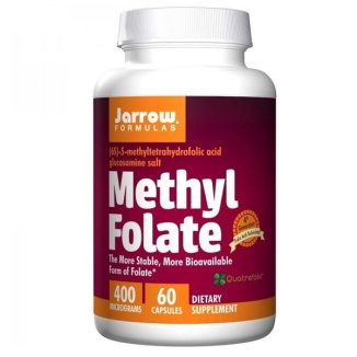 Jarrow Formulas Methyl Folate, kwas foliowy 400 µg, 60 kapsułek - zdjęcie produktu