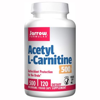Jarrow Formulas Acetyl L-Carnitine 500, acetylo L-karnityna, 120 kapsułek - zdjęcie produktu
