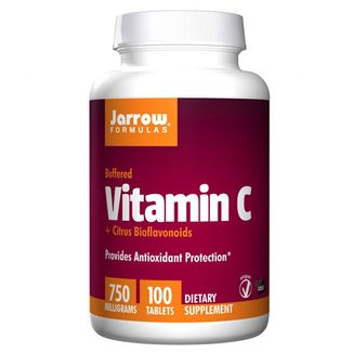 Jarrow Formulas Buffered Vitamin C + Citrus Bioflavonoids, 100 tabletek KRÓTKA DATA - zdjęcie produktu