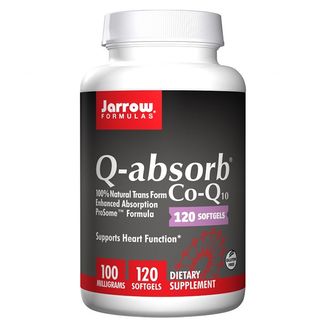 Jarrow Formulas Q-absorb, koenzym Q10 100 mg, 120 kapsułek KRÓTKA DATA - zdjęcie produktu