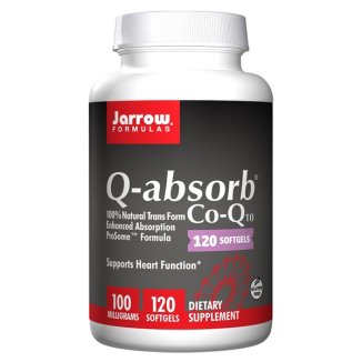 Jarrow Formulas Q-absorb, koenzym Q10 100 mg, 120 kapsułek - zdjęcie produktu