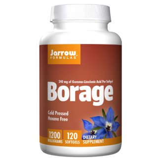 Jarrow Formulas Borage, olej z nasion ogórecznika, 120 kapsułek - zdjęcie produktu