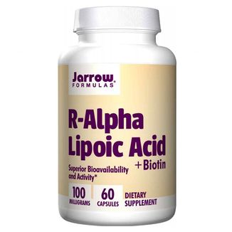 Jarrow Formulas R-Alpha Lipoic Acid + Biotin, 60 kapsułek KRÓTKA DATA - zdjęcie produktu