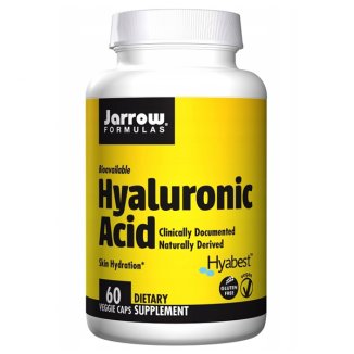 Jarrow Formulas Hyaluronic Acid, kwas hialuronowy 100 mg, 60 kapsułek - zdjęcie produktu