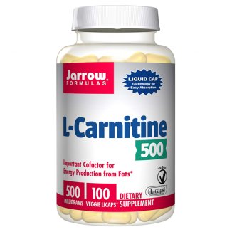 Jarrow Formulas L-Carnitine 500, L-karnityna, 100 wege kapsułek - zdjęcie produktu