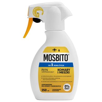 Mosbito, płyn odstraszający komary i meszki, 250 ml - zdjęcie produktu