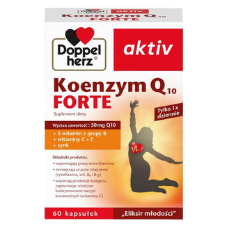 Doppelherz aktiv Koenzym Q10 Forte, 60 kapsułek - zdjęcie produktu