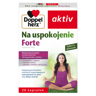 Doppelherz aktiv Na Uspokojenie Forte, 20 kapsułek - zdjęcie produktu