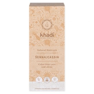 Khadi Cassia, bezbarwna henna do włosów, 100 g - zdjęcie produktu