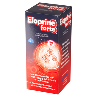 Eloprine Forte 500 mg/ 5ml, syrop, 150 ml USZKODZONE OPAKOWANIE - zdjęcie produktu