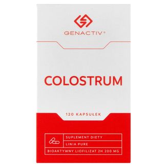 Genactiv Colostrum, 120 kapsułek Genactiv Colostrum, 120 kapsułek - zdjęcie produktu