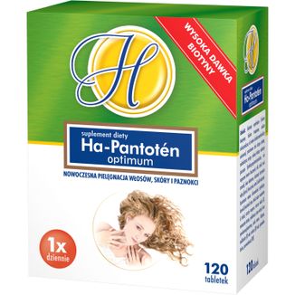 Ha-Pantoten Optimum, 120 tabletek USZKODZONE OPAKOWANIE - zdjęcie produktu