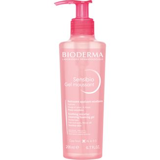 Bioderma Sensibio Gel Moussant, łagodzący żel micelarny do mycia twarzy, skóra wrażliwa i nadwrażliwa, 200 ml - zdjęcie produktu