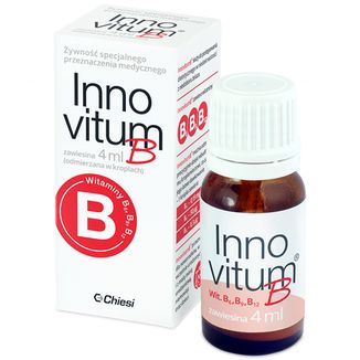 InnovitumB, zawiesina doustna w kroplach, dla dzieci i niemowląt, 4 ml - zdjęcie produktu